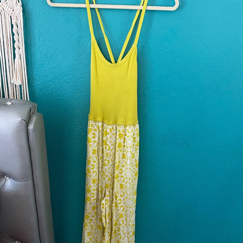 Yellow jumpsuit